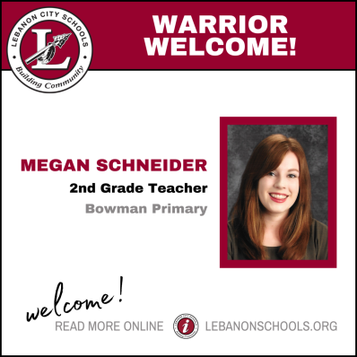 Megan Schneider, 2nd Grade Teacher, Bowman Primary